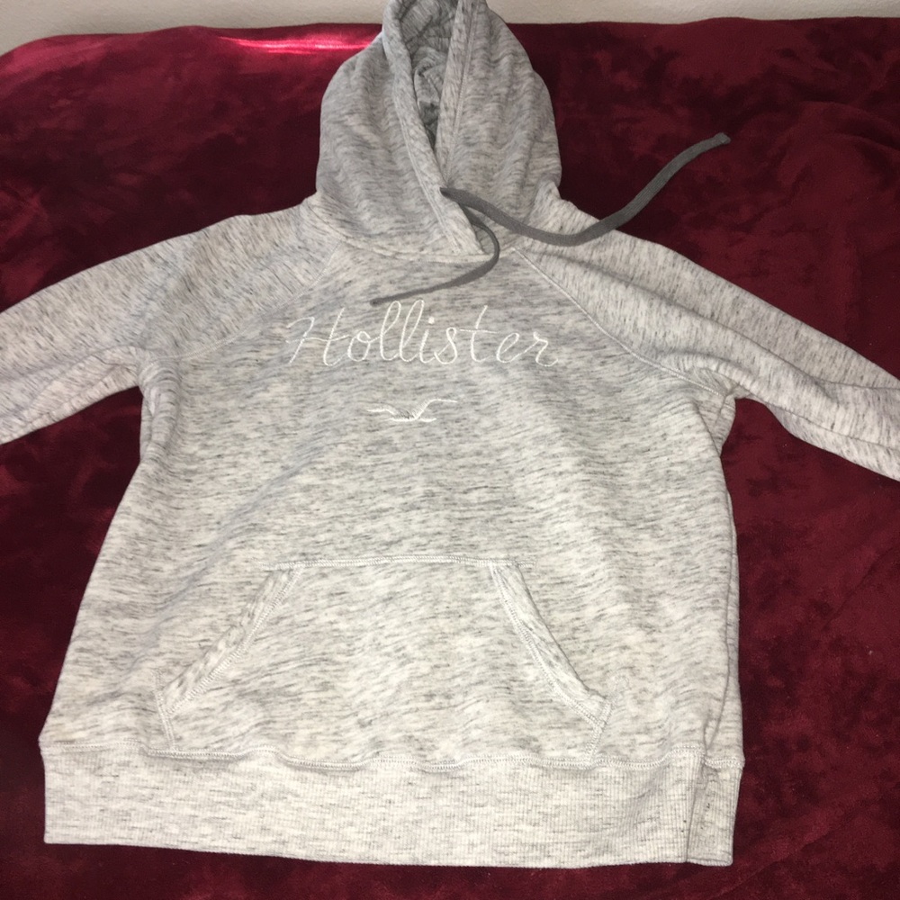 Grey hollister jacket